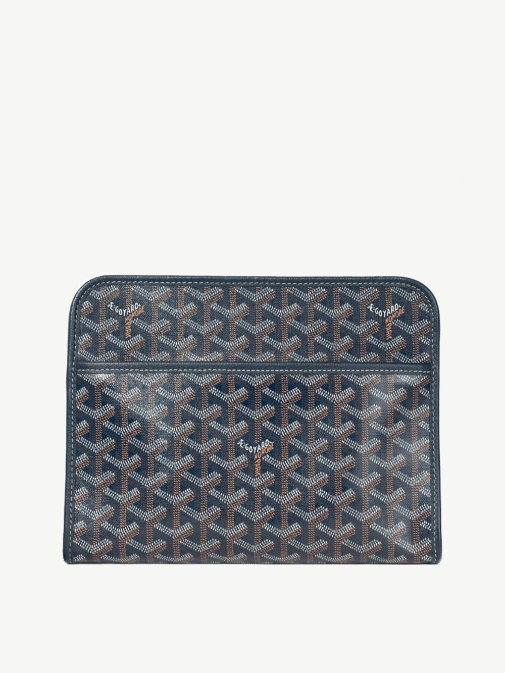 Goyard Jouvence MM Navy Goyardine Canvas Toiletry Bag